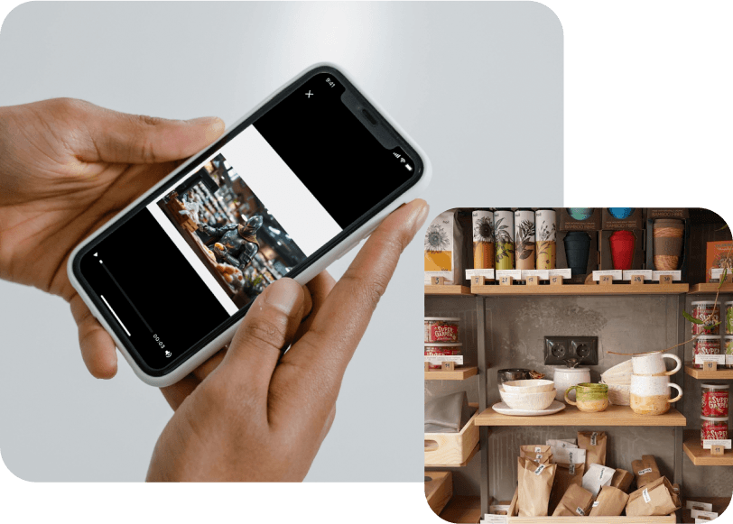 Heads Up video message on a phone
